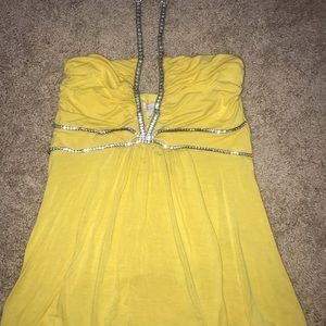 Yellow Halter Top